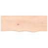 Półka, 80x30x(2-4) cm, surowe lite drewno dębowe