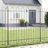 Ogrodzenie Ogrodowe 3 pcs Szary 5,1 x 1,5 m