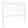 Ogrodzenie Ogrodowe 3 pcs Biały 5,1 x 1 m