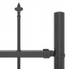 Ogrodzenie Ogrodowe 4 pcs Szary 6,8 x 0,8 m