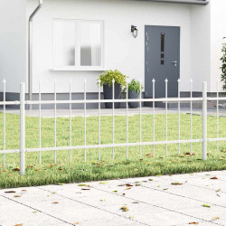 Ogrodzenie Ogrodowe 4 pcs Biały 6,8 x 0,6 m