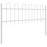 Ogrodzenie Ogrodowe 4 pcs Biały 6,8 x 0,6 m