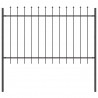 Ogrodzenie Ogrodowe 5 pcs Szary 8,5 x 0,8 m