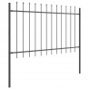 Ogrodzenie Ogrodowe 5 pcs Szary 8,5 x 1,2 m