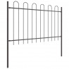 Ogrodzenie Ogrodowe 5 pcs Szary 8,5 x 1 m
