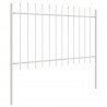 Ogrodzenie Ogrodowe 5 pcs Biały 8,5 x 0,8 m