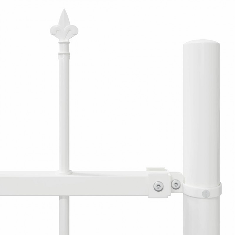 Ogrodzenie Ogrodowe 5 pcs Biały 8,5 x 1 m