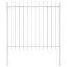 Ogrodzenie Ogrodowe 5 pcs Biały 8,5 x 1,5 m
