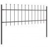 Ogrodzenie Ogrodowe 6 pcs Szary 10,2 x 0,6 m