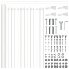 Ogrodzenie Ogrodowe 6 pcs Biały 10,2 x 0,6 m