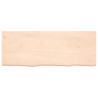 Półka, 160x60x(2-6) cm, surowe lite drewno dębowe