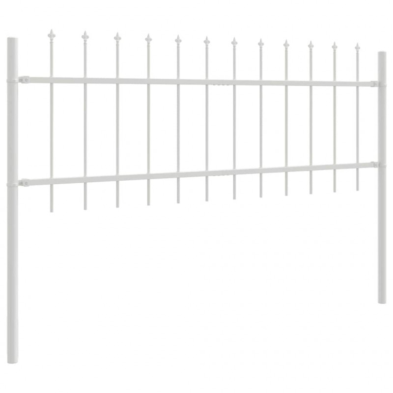 Ogrodzenie Ogrodowe 7 pcs Biały 11,9 x 0,6 m