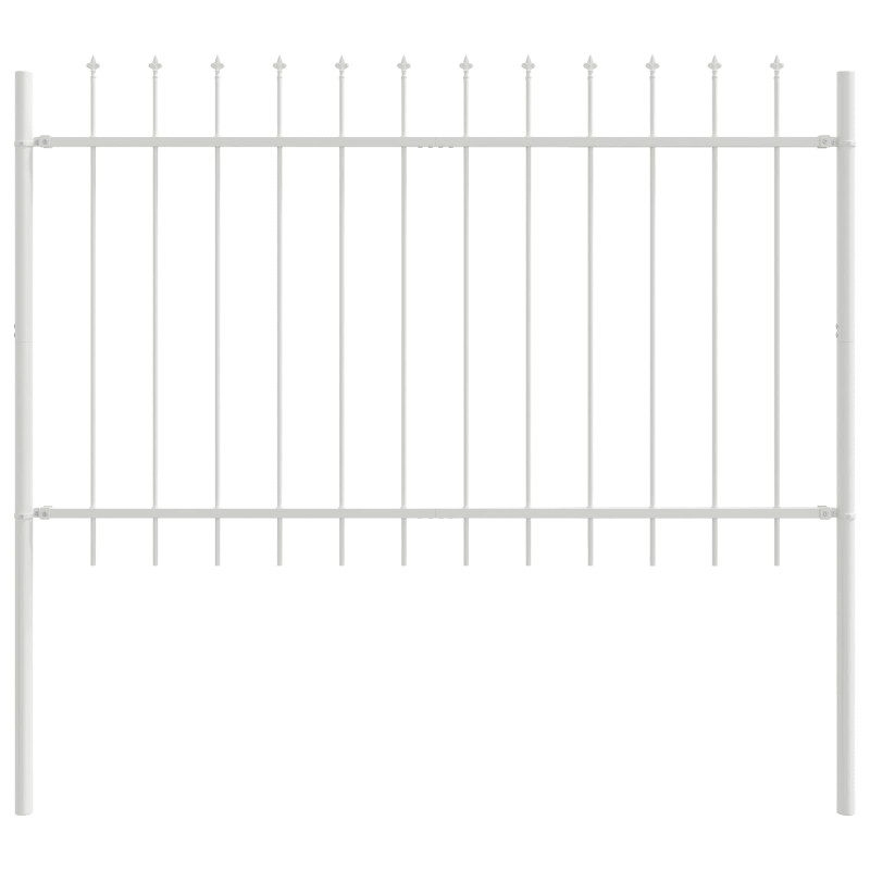 Ogrodzenie Ogrodowe 7 pcs Biały 11,9 x 1,2 m