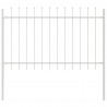 Ogrodzenie Ogrodowe 7 pcs Biały 11,9 x 1,2 m