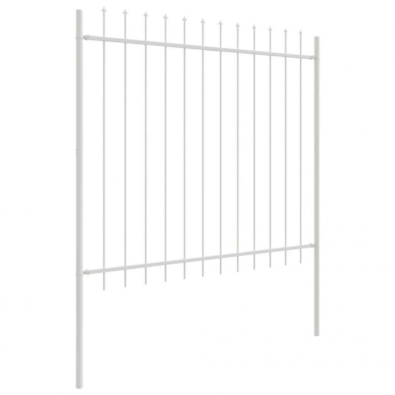 Ogrodzenie Ogrodowe 7 pcs Biały 11,9 x 1,5 m