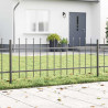 Ogrodzenie Ogrodowe 9 pcs Szary 15,3 x 0,6 m