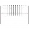Ogrodzenie Ogrodowe 9 pcs Szary 15,3 x 0,6 m