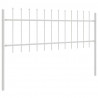 Ogrodzenie Ogrodowe 9 pcs Biały 15,3 x 0,6 m