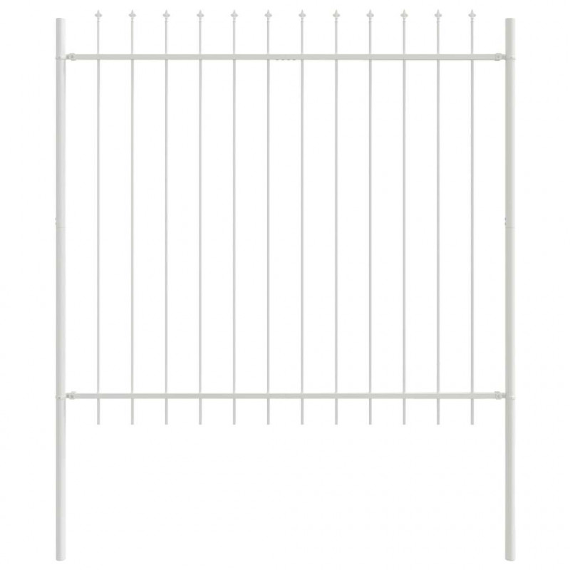 Ogrodzenie Ogrodowe 9 pcs Biały 15,3 x 1,5 m