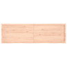 Półka, 200x60x(2-6) cm, surowe lite drewno dębowe