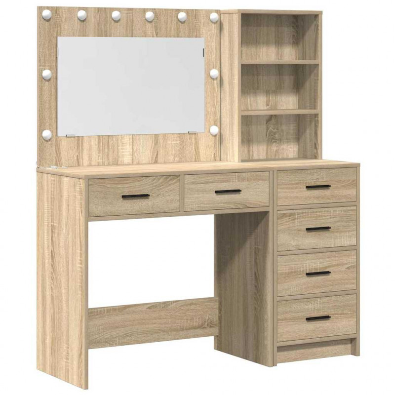 Toaletka Brązowy 78,5 x 41 x 135 cm Materiał drewnopochodny