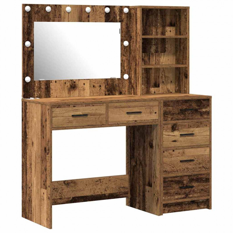 Toaletka Brązowy 78,5 x 41 x 135 cm Materiał drewnopochodny
