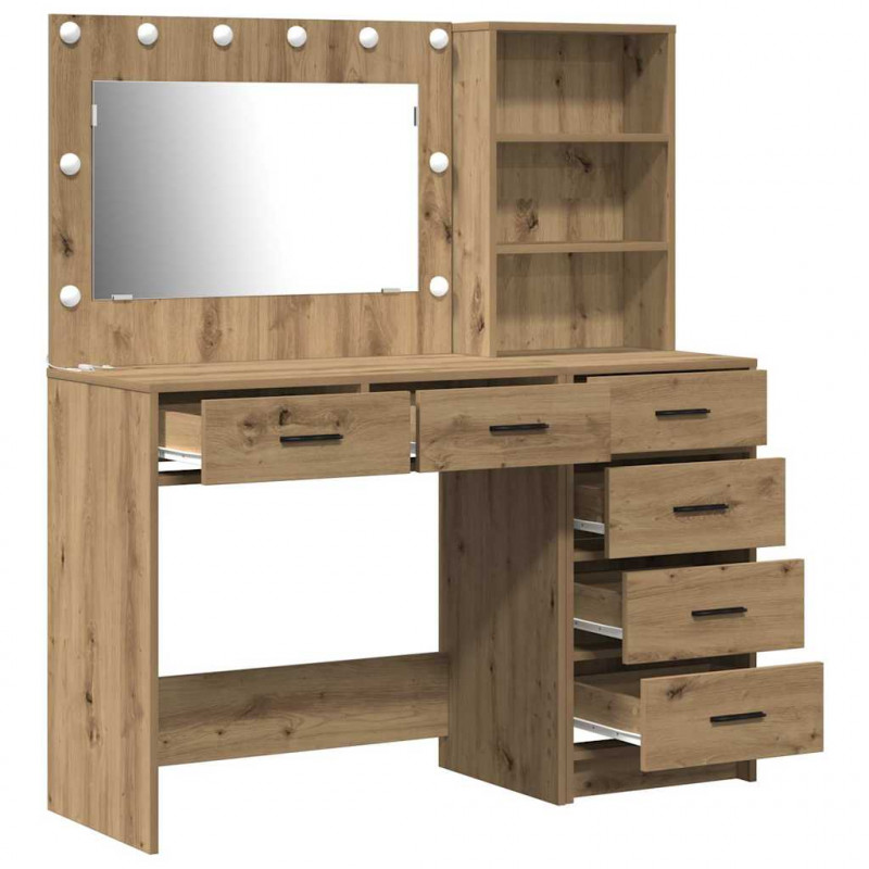 Toaletka Brązowy 78,5 x 41 x 135 cm Materiał drewnopochodny