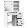 Toaletka 2 pcs Biały 50 x 41 x 135 cm Materiał drewnopochodny