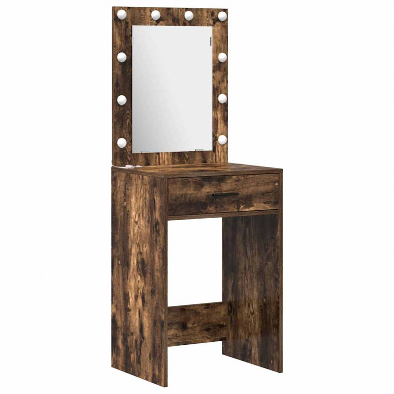 Toaletka 2 pcs Brązowy 50 x 41 x 135 cm Materiał drewnopochodny