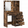 Toaletka 2 pcs Brązowy 50 x 41 x 135 cm Materiał drewnopochodny