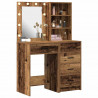 Toaletka 2 pcs Brązowy 50 x 41 x 135 cm Materiał drewnopochodny