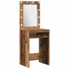 Toaletka 2 pcs Brązowy 50 x 41 x 135 cm Materiał drewnopochodny