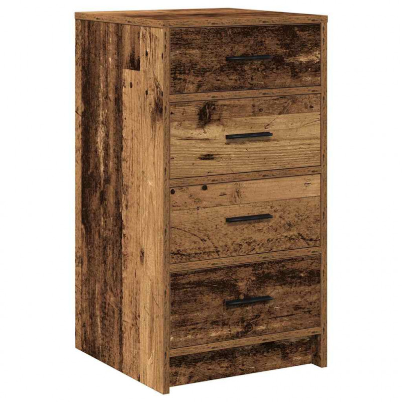 Toaletka 3 pcs Brązowy 40 x 41 x 135 cm Materiał drewnopochodny
