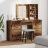 Toaletka 3 pcs Brązowy 40 x 41 x 135 cm Materiał drewnopochodny