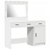 Toaletka 2 pcs Biały 40 x 41 x 75 cm Materiał drewnopochodny