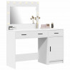 Toaletka 2 pcs Biały 40 x 41 x 75 cm Materiał drewnopochodny