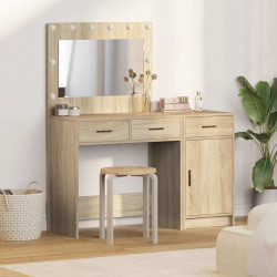 Toaletka 2 pcs Brązowy 40 x 41 x 75 cm Materiał drewnopochodny