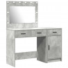 Toaletka 2 pcs Szary 40 x 41 x 75 cm Materiał drewnopochodny