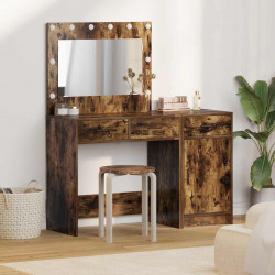 Toaletka 2 pcs Brązowy 40 x 41 x 75 cm Materiał drewnopochodny
