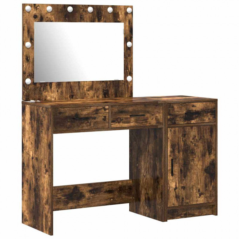 Toaletka 2 pcs Brązowy 40 x 41 x 75 cm Materiał drewnopochodny