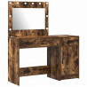 Toaletka 2 pcs Brązowy 40 x 41 x 75 cm Materiał drewnopochodny