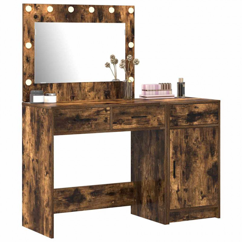 Toaletka 2 pcs Brązowy 40 x 41 x 75 cm Materiał drewnopochodny