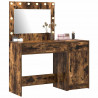 Toaletka 2 pcs Brązowy 40 x 41 x 75 cm Materiał drewnopochodny