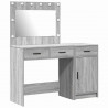 Toaletka 2 pcs Szary 40 x 41 x 75 cm Materiał drewnopochodny