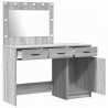 Toaletka 2 pcs Szary 40 x 41 x 75 cm Materiał drewnopochodny