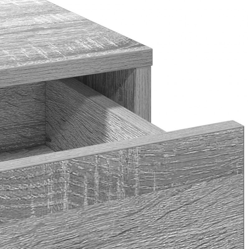 Toaletka 2 pcs Szary 40 x 41 x 75 cm Materiał drewnopochodny