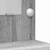 Toaletka 2 pcs Szary 40 x 41 x 75 cm Materiał drewnopochodny