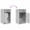 Toaletka 2 pcs Szary 40 x 41 x 75 cm Materiał drewnopochodny
