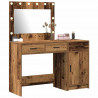 Toaletka 2 pcs Brązowy 40 x 41 x 75 cm Materiał drewnopochodny