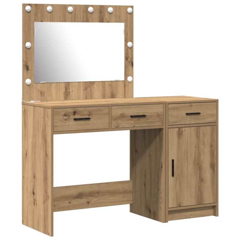Toaletka 2 pcs Brązowy 40 x 41 x 75 cm Materiał drewnopochodny